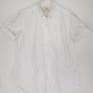 Kardo Wildfang White Short Sleeve Button-Down